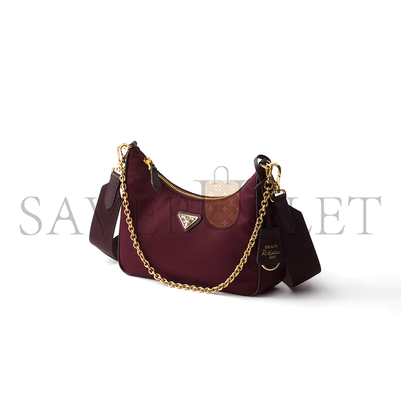 PRADA RE-EDITION 2005 RE-NYLON BAG 1BH204 (22*18*6cm)